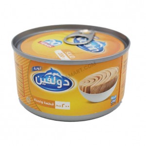 تونه دولفين قطعه واحده بارد 200جم