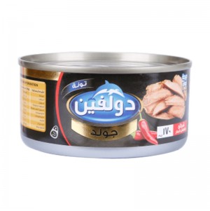 تونه دولفين شرائح حار 170جم