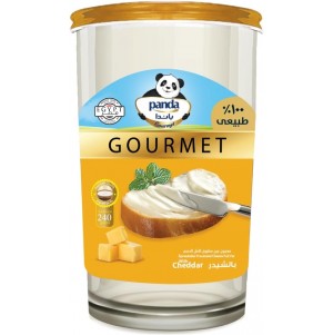جبن باندا سبريد شيدر طبيعي زجاج 240جم